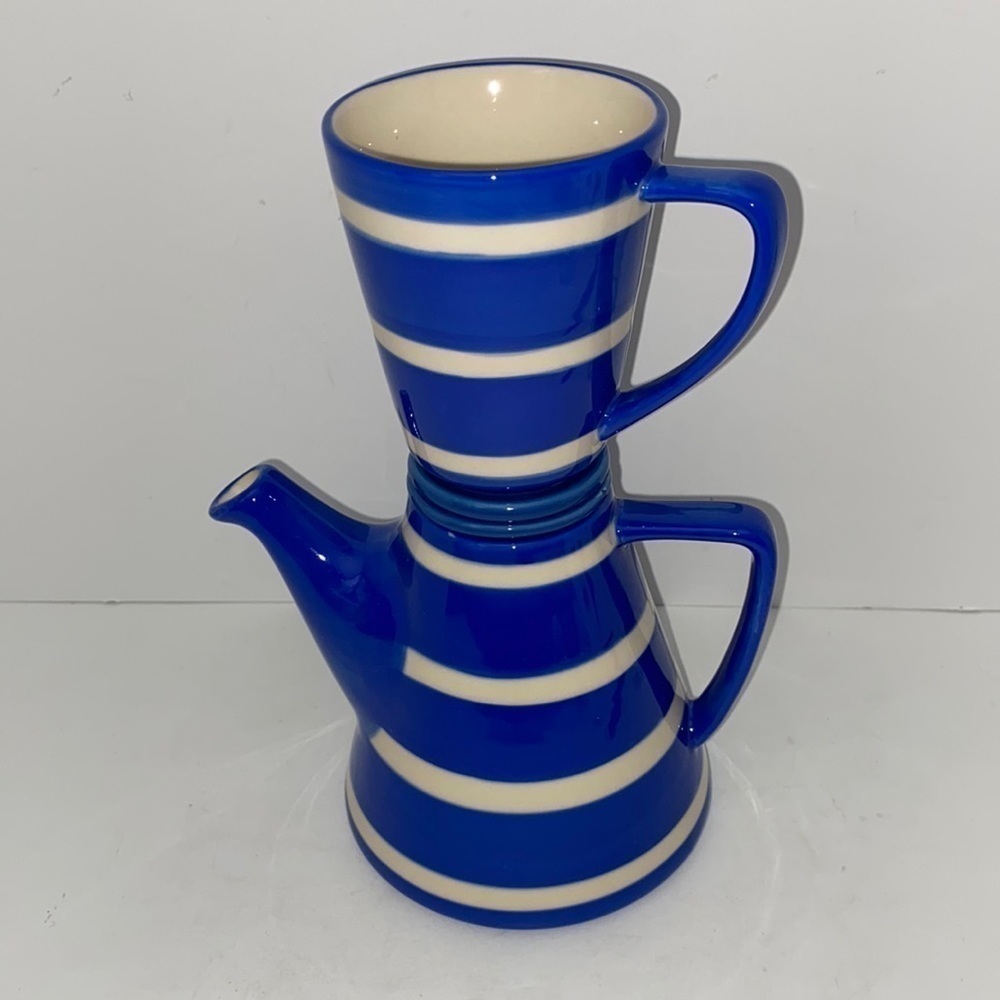 Signature housewares Tea for 1 pot with lid, cup and removable infuser.